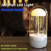 تصویر اسپیکر عروس دریایی چراغ خواب JELLY FISH SPEAKER AND NIGHT LIGHT