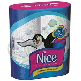 تصویر نایس دستمال حوله دوقلو 