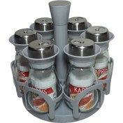 تصویر ست جا ادویه 6 پارچه کاپریس مدل بیوتی کد 02 