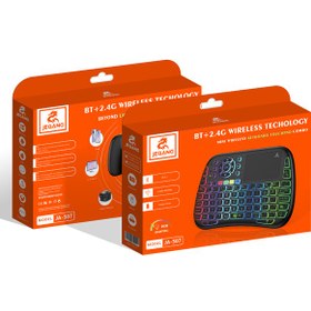 تصویر کیبورد گیمینگ بی سیم JEQANG مدل JA-507 