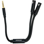تصویر مبدل 1 به 2 AUX جوی روم Joyroom Headphone cable SY-A04 