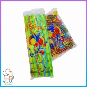 تصویر نی و گل نی بادکنک 