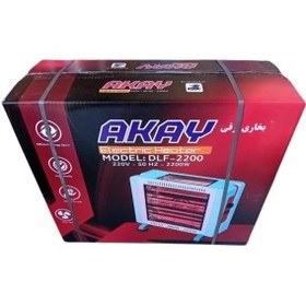 تصویر بخاری برقی آکای 2400w ( پس کرایه ) 