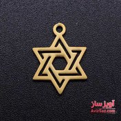 تصویر گردنبند ستاره داوود کد 101384 | ۷ تا ۱۴ روز کاری | رنگ طلایی: ۷ تا ۱۰ روز بیشتر 