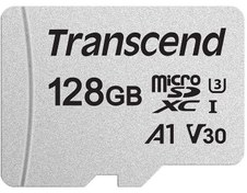 تصویر رم میکرو اس‌ دی 128 گیگابایت ترنسند Transcend 128GB microSDXC 300S Class 10 V30 
