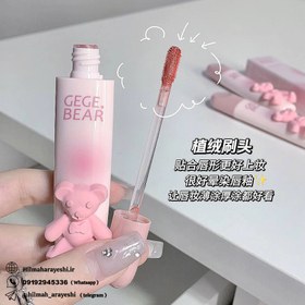 تصویر رژ کره ای وارداتی پینترستی خرسی برند Gege bear - شماره ۲ 