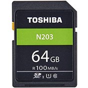 تصویر کارت حافظه توشیبا Toshiba SD 64GB 66x 