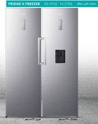 تصویر یخچال فریزر دوقلو هایسنس سیلور مدل RS370S 
