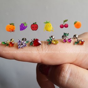 تصویر پیرسینگ گوش میوه 