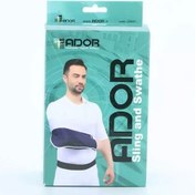 تصویر آویز دست شانه ای آدور با بازوبند الحاقی ۲۳۰۰۳ Ador Shoulder Arm Sling And Swathe 23003