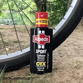 تصویر شامپو انرژی دهنده و تقویت کننده کافئین آلپسین Alpecin Sport CTX حجم 250 میلی لیتر Alpecin Sport Caffeine CTX Shampoo