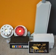 تصویر قفل هوشمند کرکره برقی دزدگیر دار lomack lomack