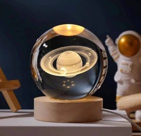 تصویر گوی کریستالی کوچک زحل کد 1519 