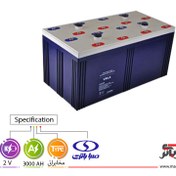 تصویر باتری مخابراتی 2 ولت 3000 آمپر صبا باتری Saba 2V 3000 AH VRLA Battery