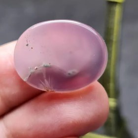 تصویر نگین سنگ طبیعی عقیق سوسنی خاص خراسانی معدنی کد 27358 