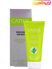 تصویر ماسک مو مغذی فاقد سولفات داخل حمام کاتوس مناسب انواع مو 200 میلی لیتر Cattos Nourishing Hair Mask 200 ml