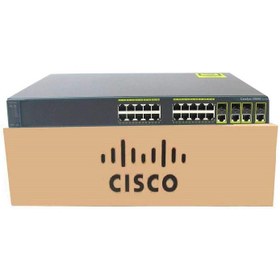 تصویر سوئیچ سیسکو مدل WS-C2960G-24TC-L استوک Cisco WS-C2960G-24TC-L 24Port Switch Stock