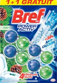 تصویر خوشبوکننده و ضدعفونی کننده برف حاوی رایحه اقیانوس 2 عددی BREF POWER ACTIVE OCEAN AIR FRESHENER