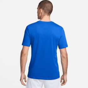 تصویر تی شرت تنیس مردانه نایک Rafa Nike Court Dri-FIT– آبی 