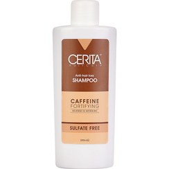 تصویر شامپو کافئین فاقد سولفات مناسب موهای خشک سریتا SHAMPO CAFFEIN SULF FREE