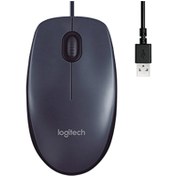 تصویر ماوس اپتيکال لاجيتک بي 100 Logitech B100 Optical USB Mouse