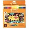 تصویر مداد رنگی ووک مدل 9403P جعبه مقوایی 24 رنگ Woke 24 Colors Pencil