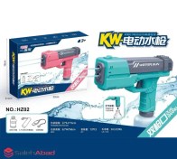 تصویر اسباب بازی تفنگ کلت آبپاش شارژی صورتی پاستیلی Electric continuous emission water gun