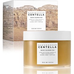 تصویر تونر پد تسکین دهنده سنتلا اسکین ۱۰۰۴ حجم ۱۳۰ میلی لیتر 