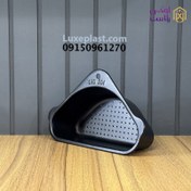 تصویر تفاله گیر وارداتی استیل 3 گوش کد 5808 