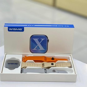 تصویر ساعت هوشمند اپل مدل WS-X10 با بند سیلیکون و صفحه نمایش AMOLED 