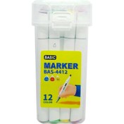 تصویر مارکر بیسیک ۱۲ رنگ | Basic Marker 12 Colors 