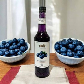 تصویر سیروپ بلوبری سی سیب 