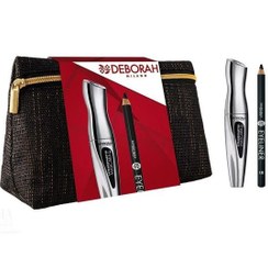 تصویر ست ریمل 5 در 1 + مداد چشم مشکی دبورا 