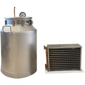 تصویر دستگاه عرق گیر ۵۰ لیتری با کندانسور برقی و مسی 