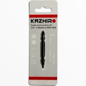 تصویر نوک پیچ گوشتی 65mm دوسر تخت-چهارسو فسفاته منگنز KAZHIRO ژاپن (تکی) 