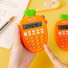 تصویر ماشین حساب فانتزی طرح هویج Calculator