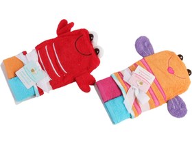 تصویر لیف عروسکی و حوله luvable friends 