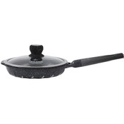 تصویر تابه تک دسته گرانیتی لایف اسمایل مدل FLCM4F سایز 26 Life Smile FLCM4F 26 Non stick Frying Pan