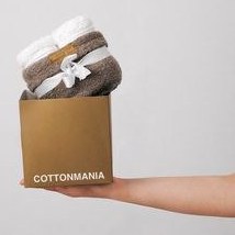 تصویر حوله سفید Cotto n Mania anthracit 404 آنتراسیت COTTONMANIA 