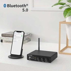 تصویر دک گیمینگ و پری آمپلی فایر هدفون Fosi Audio K2 Bluetooth 5.0 Mini Stereo Gaming DAC 