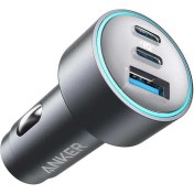تصویر Anker Car Charger 67W 3ports شارژر فندکی انکر 67وات سه پورت 