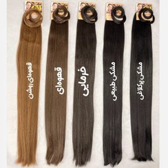 تصویر موی دم اسبی پُرحَجم ۹۰ سانتی 