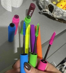 تصویر ریمل های رنگی نئونی تیکاتی ترک (اصل) tikkati Neon colored mascara - زرد Tikkati Neon colored mascara