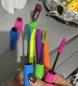 تصویر ریمل های رنگی نئونی تیکاتی ترک (اصل) tikkati Neon colored mascara - زرد Tikkati Neon colored mascara