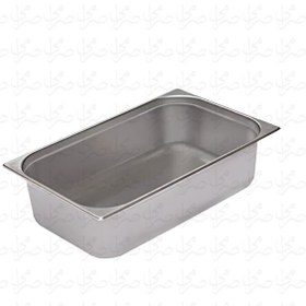 تصویر لگن بن ماری 1/1 عمق 20 ضخامت 0.8 با درب استیل Sbn208 