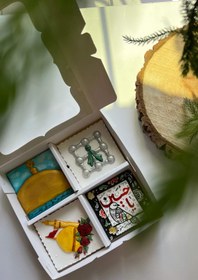 تصویر جعبه ساحل - 24 *24 *4 / سفید 