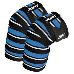 تصویر زانو بند والیبال مردانه و زنانه زانوبند 2 بسته مشکی آبی jofit 