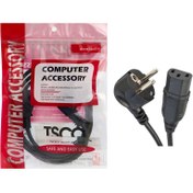 تصویر کابل برق درجه یک TSCO PC 1.5m ا TSCO PC 1.5m Power Cord Cable TSCO PC 1.5m Power Cord Cable