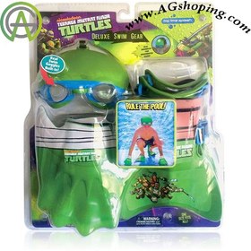 تصویر ست غواصی لاکپشت های نینجا  Ninja Turtles Deluxe Swim Gear 
