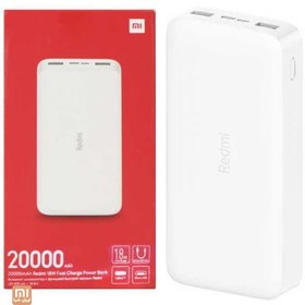 تصویر پاور بانک 20000 هزار برند شیایومی - سفید POWER BANK MI 20000